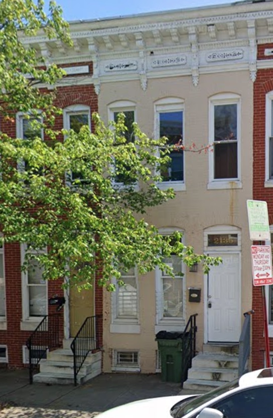 2 Bedroom House – 2135 Jefferson Street, Baltimore, MD 21205